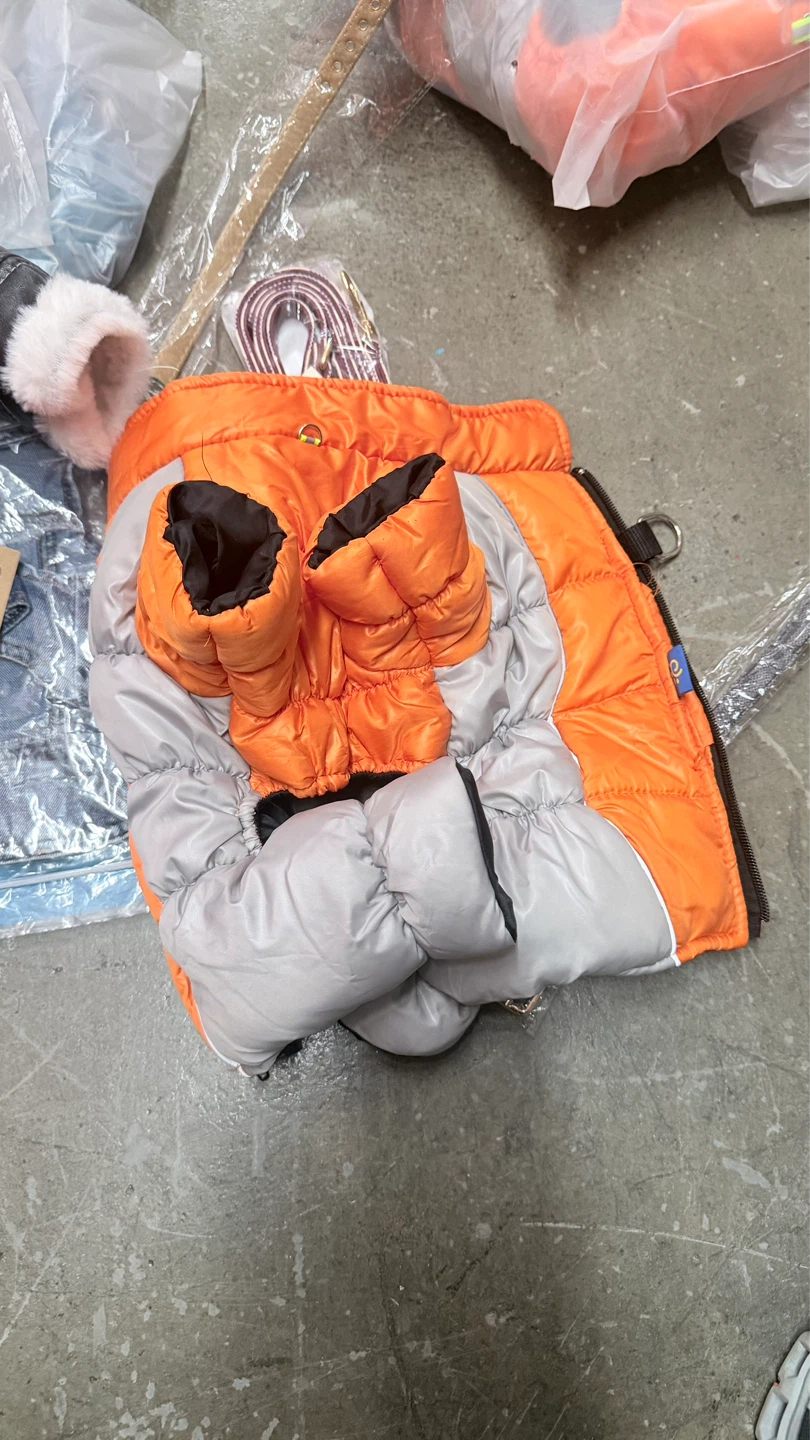 Dog Winter Jacket and Striped Shirt - photo 4