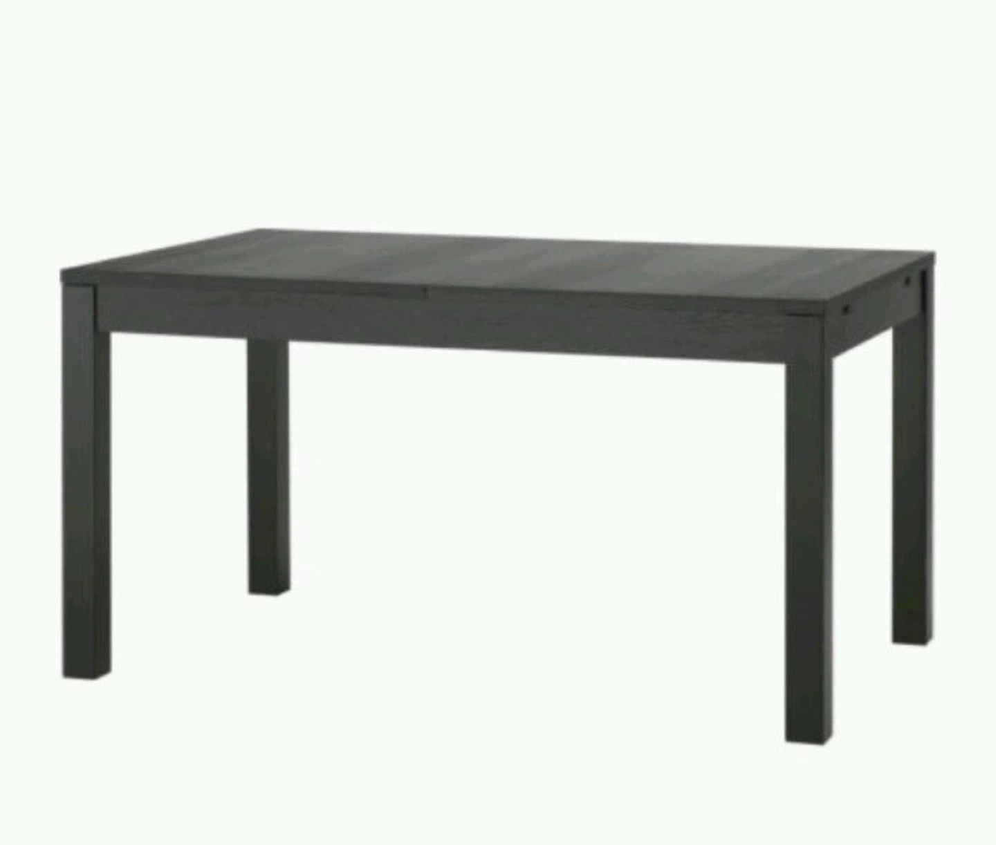 Dark brown Extendable Dining Table - photo 3
