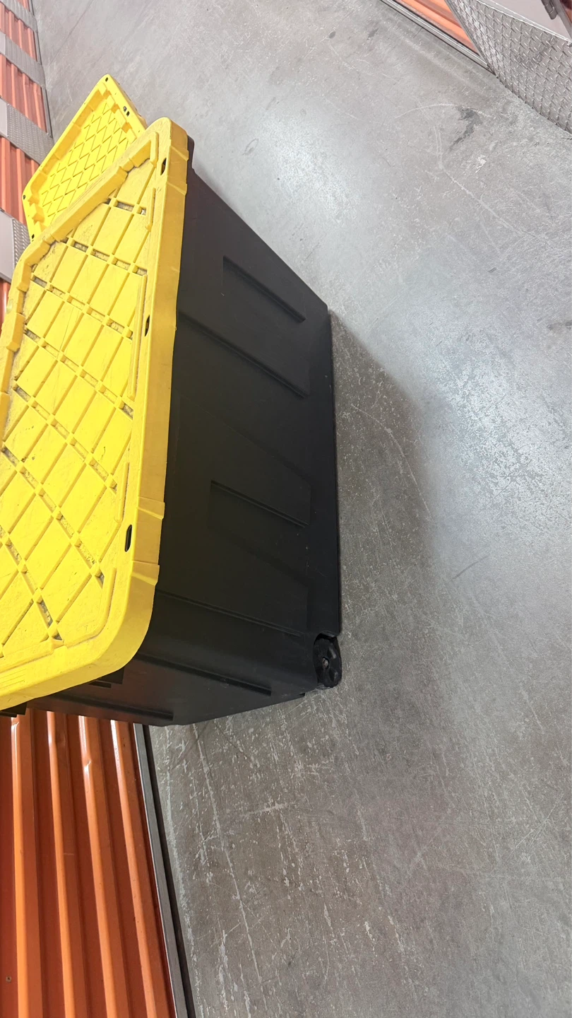 HDX Tough Tote Storage Container with Wheels - 70 Gal - photo 4