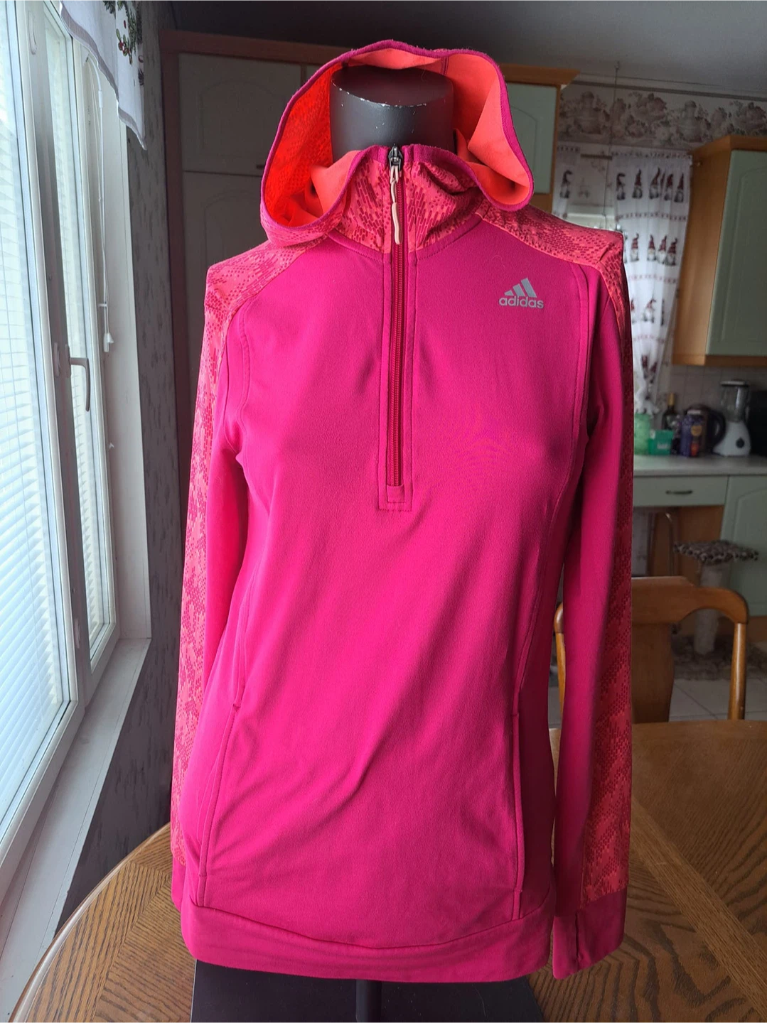 Adidas Women's Pink Hoodie