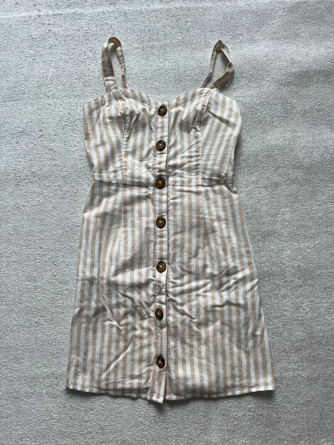 Abercrombie & Fitch Striped Button-Front Dress - Size M