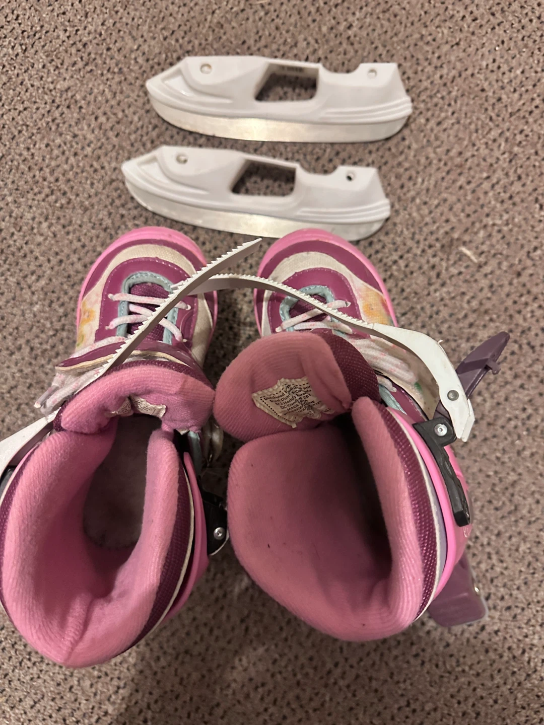 Girls' Adjustable Roller Skates / Ice Skates Combo - photo 2