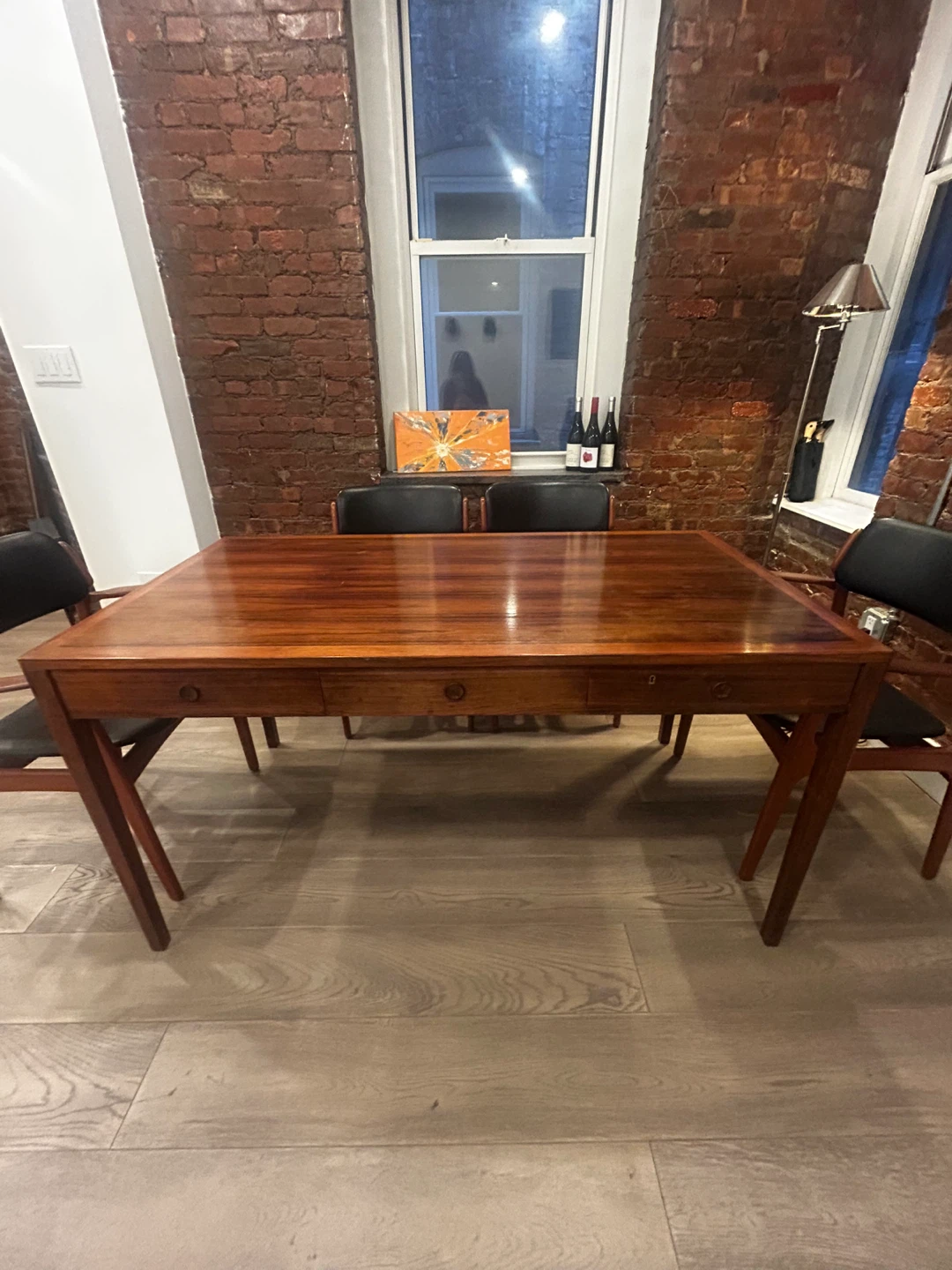Vintage Mid-Century Modern 3-Drawer Table