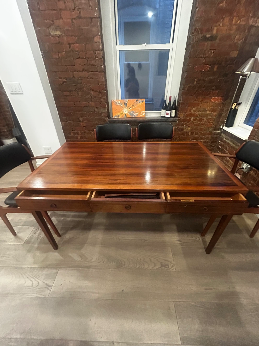Vintage Mid-Century Modern 3-Drawer Table - photo 2