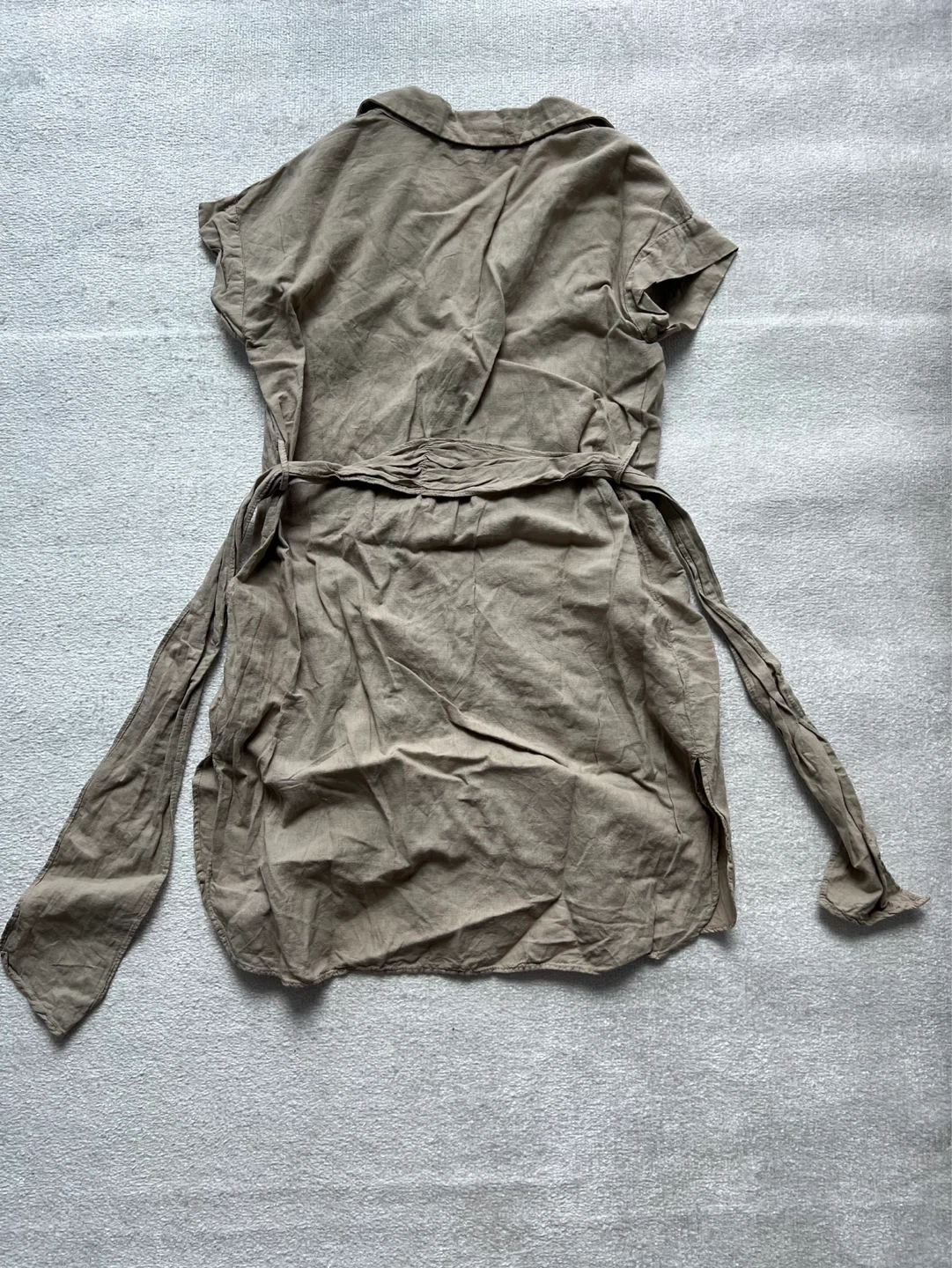 ZARA BASIC Linen Blend Dress - Size M - photo 4