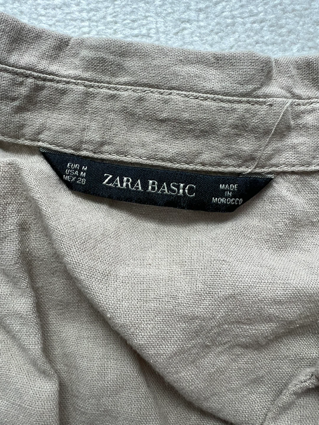 ZARA BASIC Linen Blend Dress - Size M - photo 2