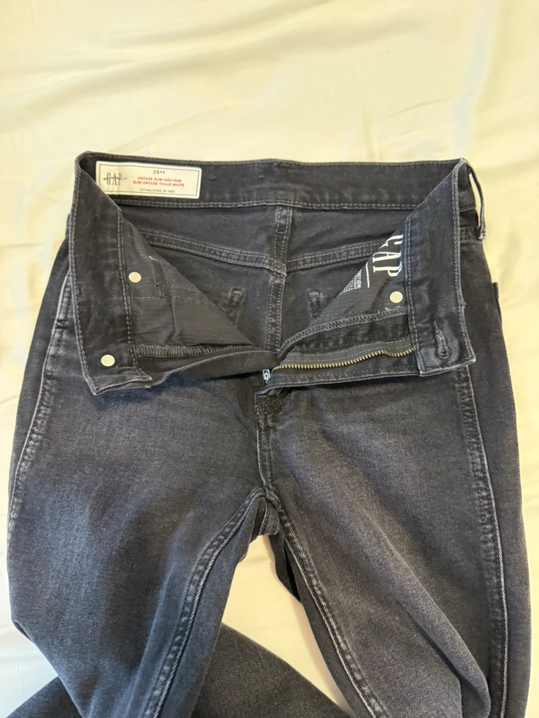 Gap Women's Black Slim Fit High Rise Jeans Size 29