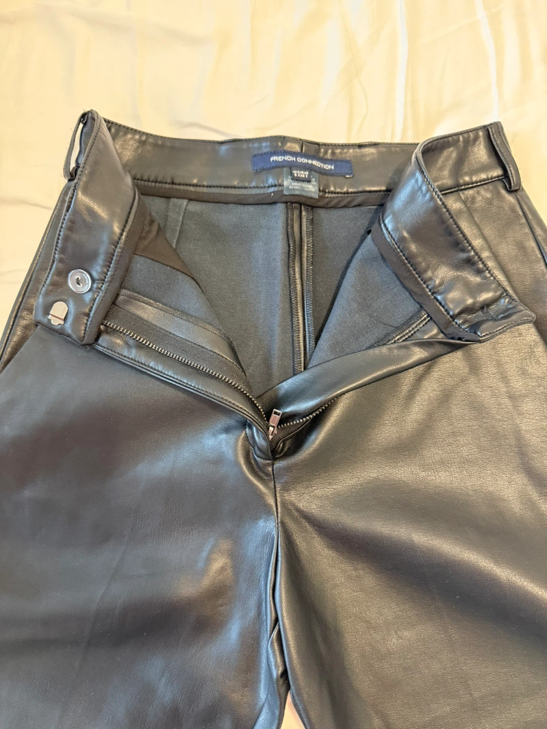 French Connection Faux Leather Pants