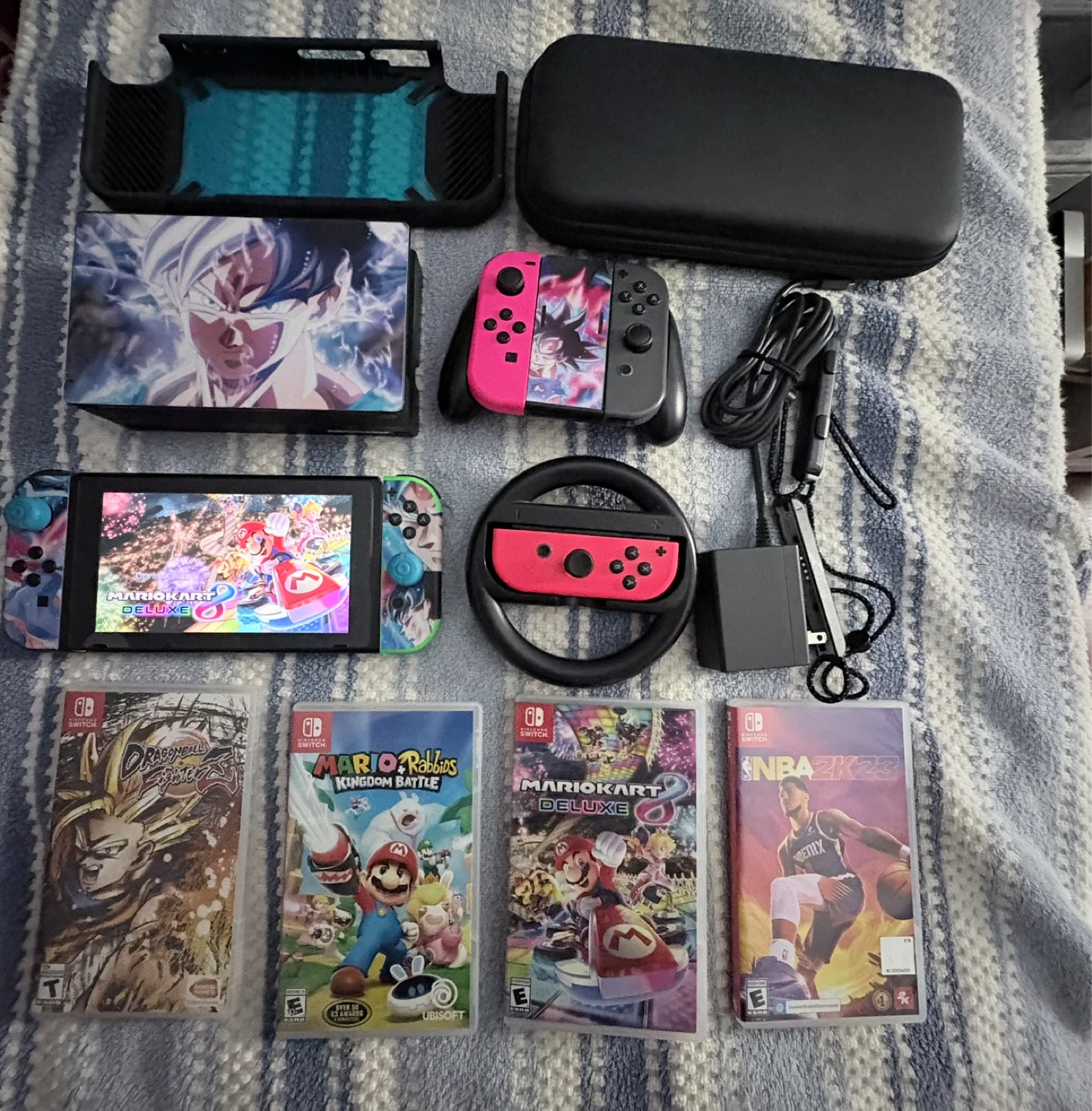 Nintendo Switch Bundle with Games and Accessories