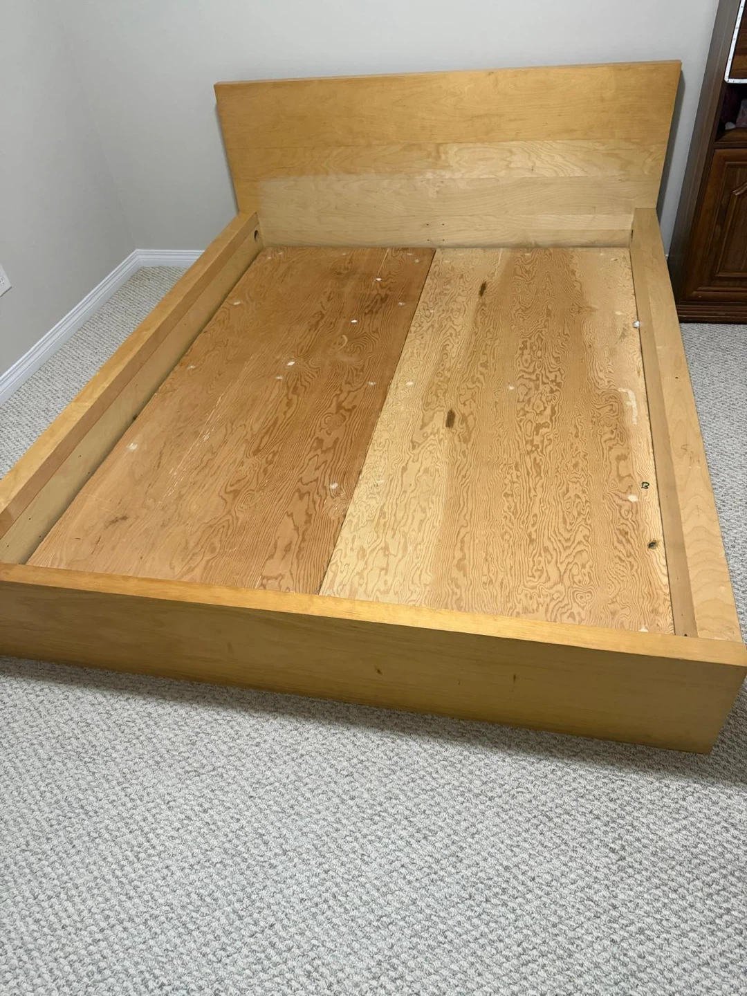 Scott Living Dante Panel Bed Frame - King Size - Brown - photo 2