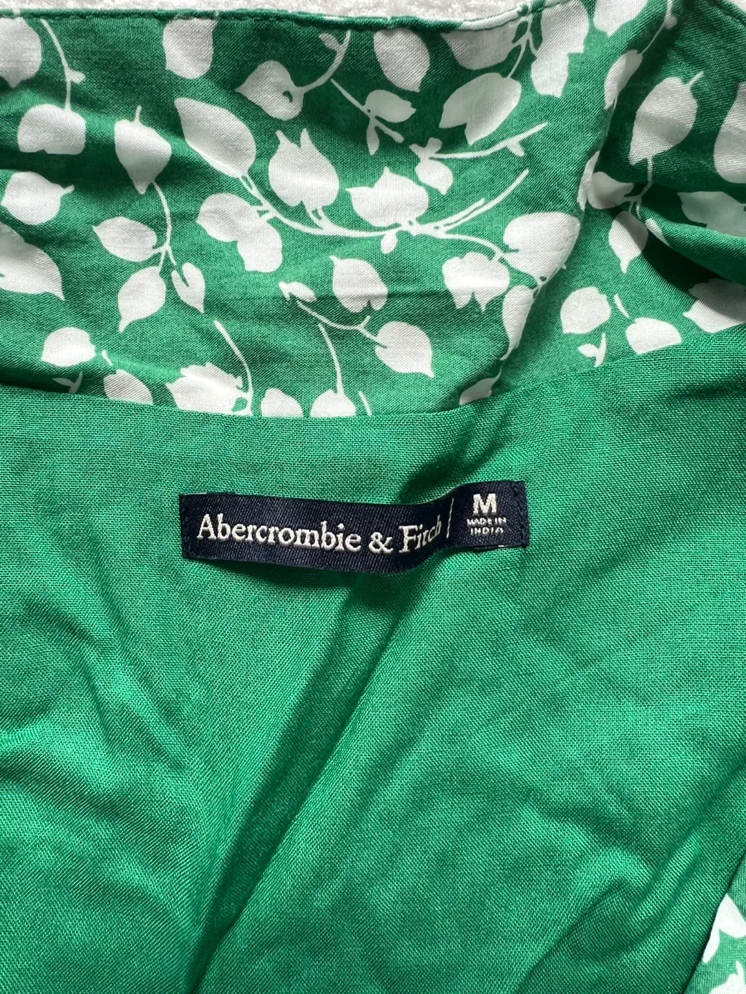 Abercrombie & Fitch Green Floral Romper Size M - photo 2