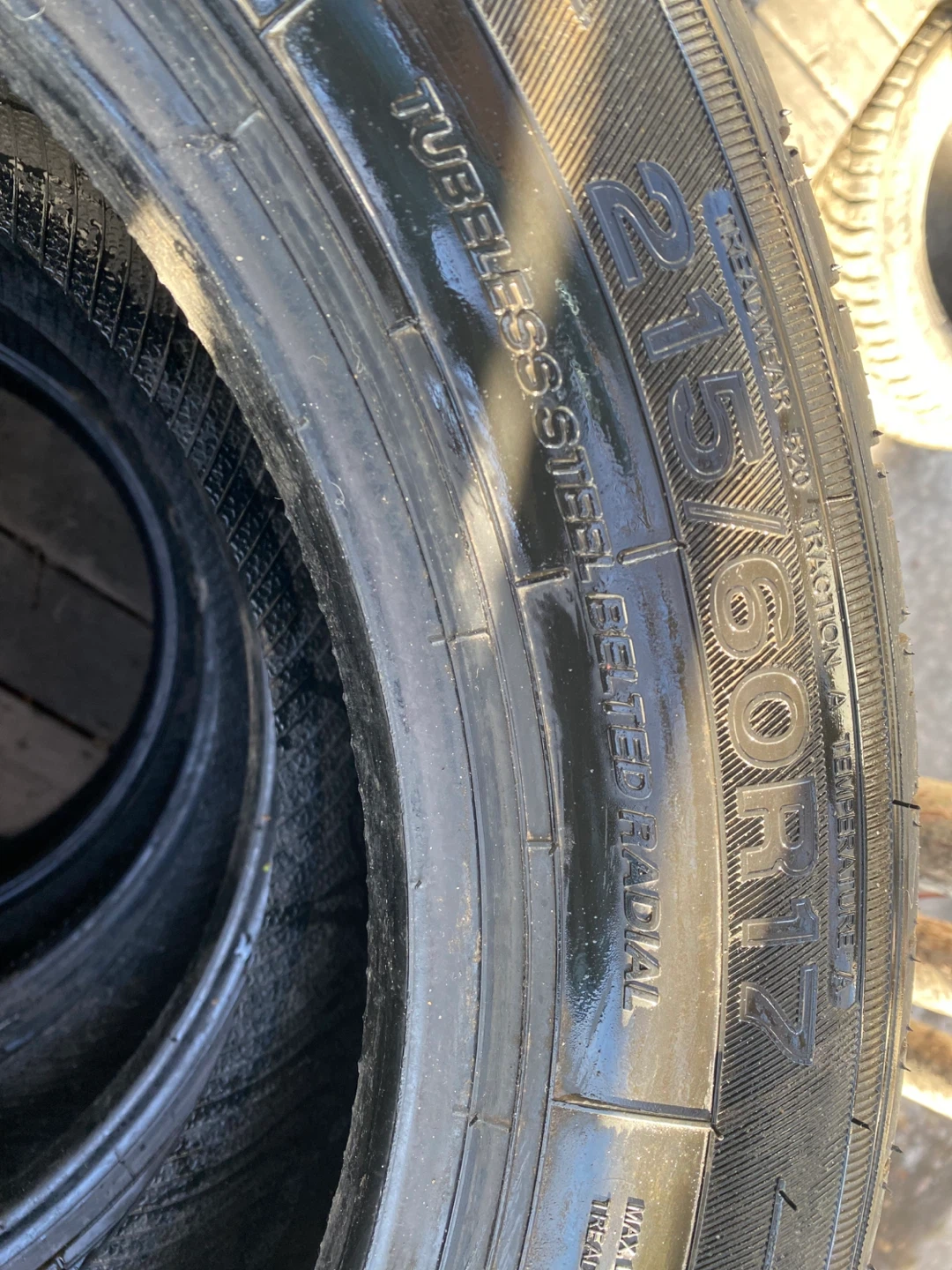 215/60R17 Tires - Set of 4 - photo 2