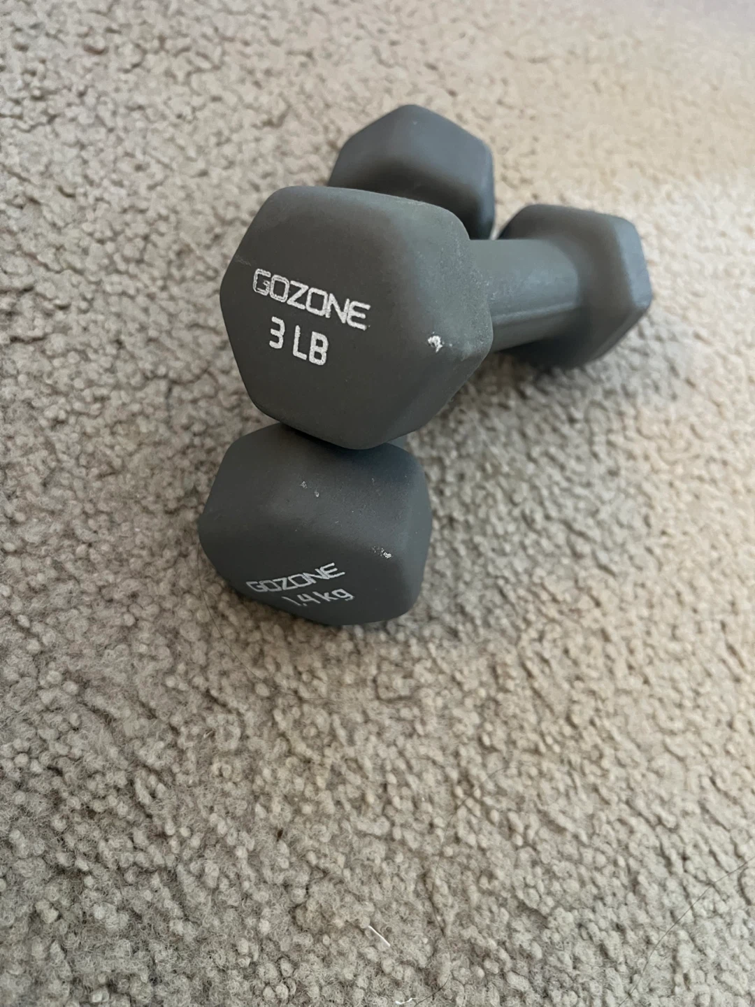 Dumbbell set 3lb