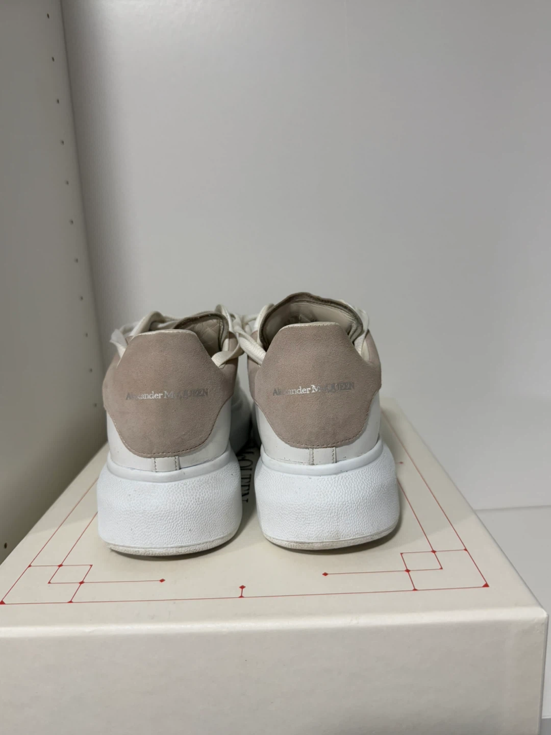 Alexander McQueen Oversized Sneaker - White/Pink - Size 6 - photo 3