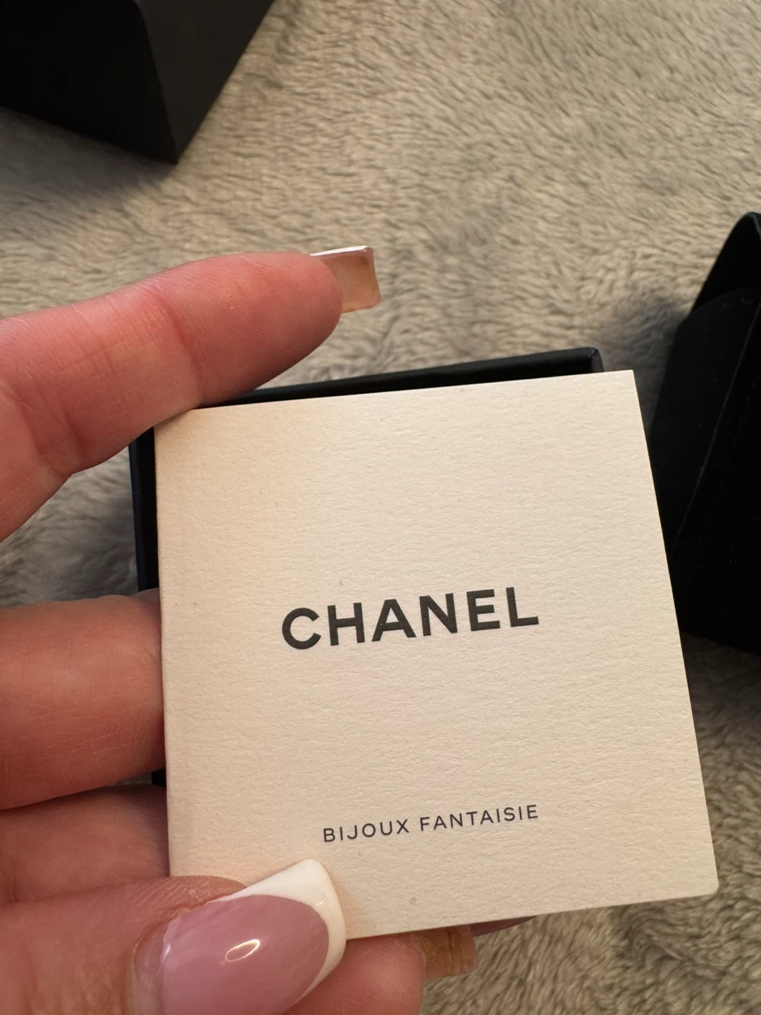 Authentic Chanel Gold/Black Crystal Earrings - photo 5