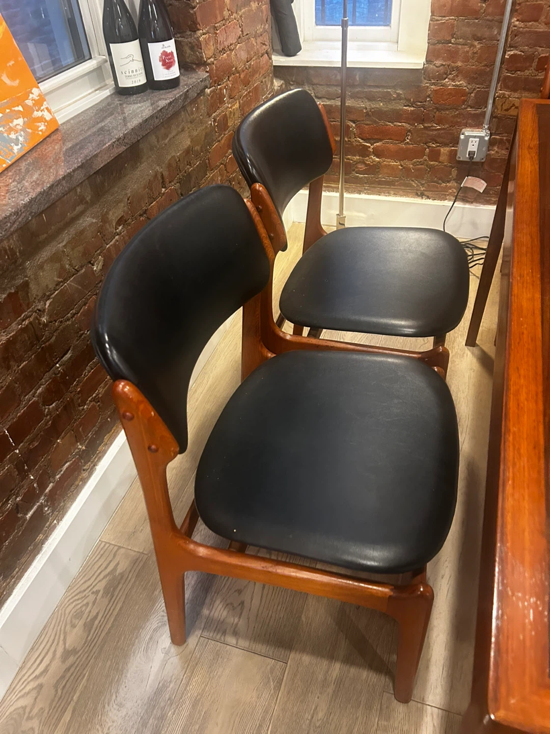 Rare Set of 6 Authentic Erik Buch Danish Modern Dining Chairs - photo 2