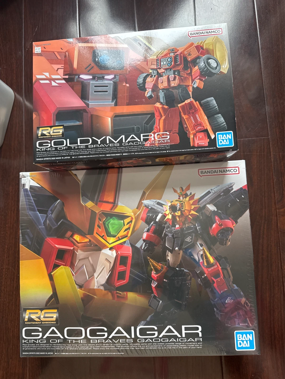 RG King of the Braves Gaogaigar & Goldymarg Model Kits