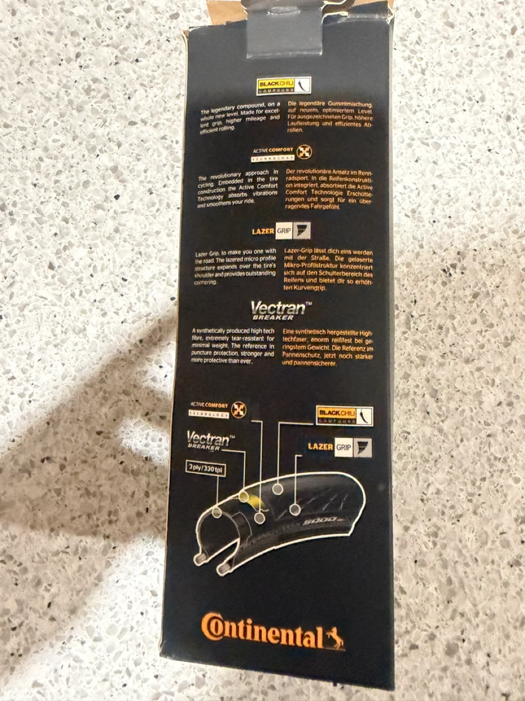Continental Grand Prix 5000 Road Bike Tire 700x25c - photo 2
