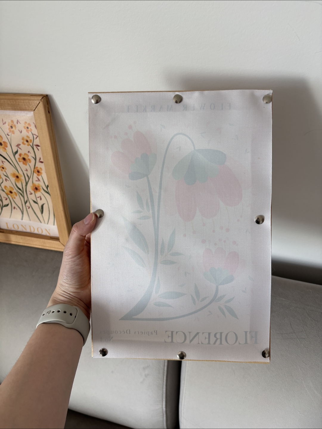 Set of 3 Framed Floral Art Prints - photo 2