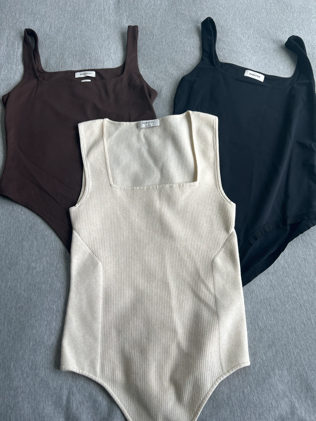 Babaton Bodysuits - Brown, Black, Cream