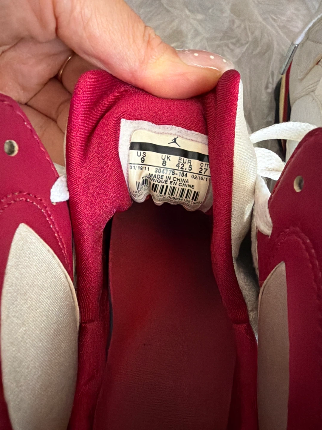 Jordan 7 "Cardinal" 2011 - photo 5