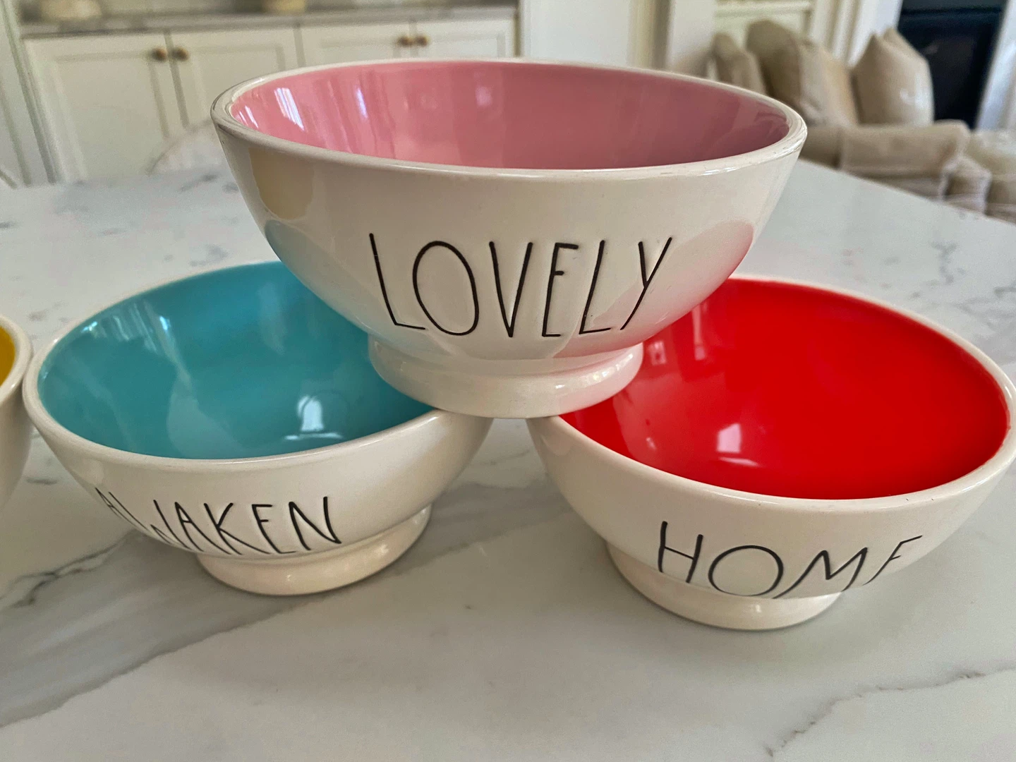 ⭐️6 Rae Dunn original 2018 small bowls set⭐️ - photo 3