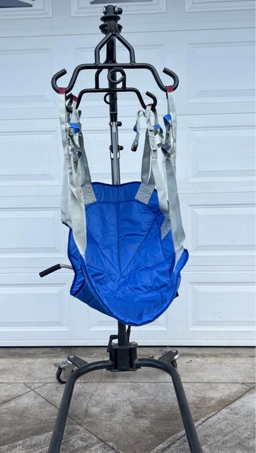 Patient Lift with Blue Sling