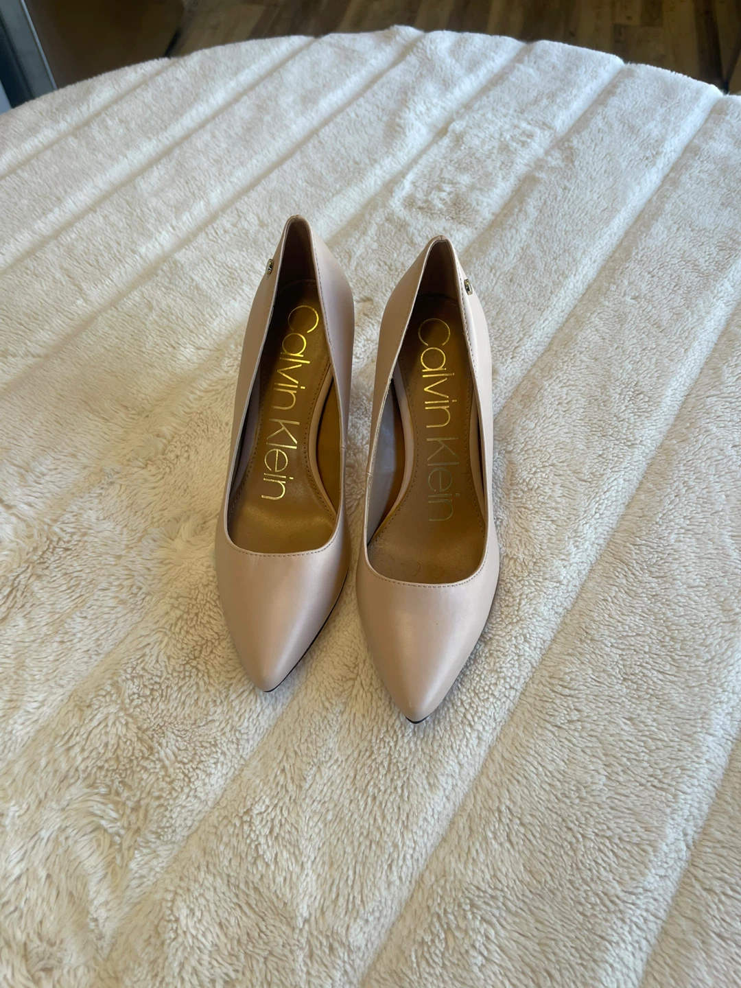 Calvin Klein Women's Pointed Toe Heels - Nude