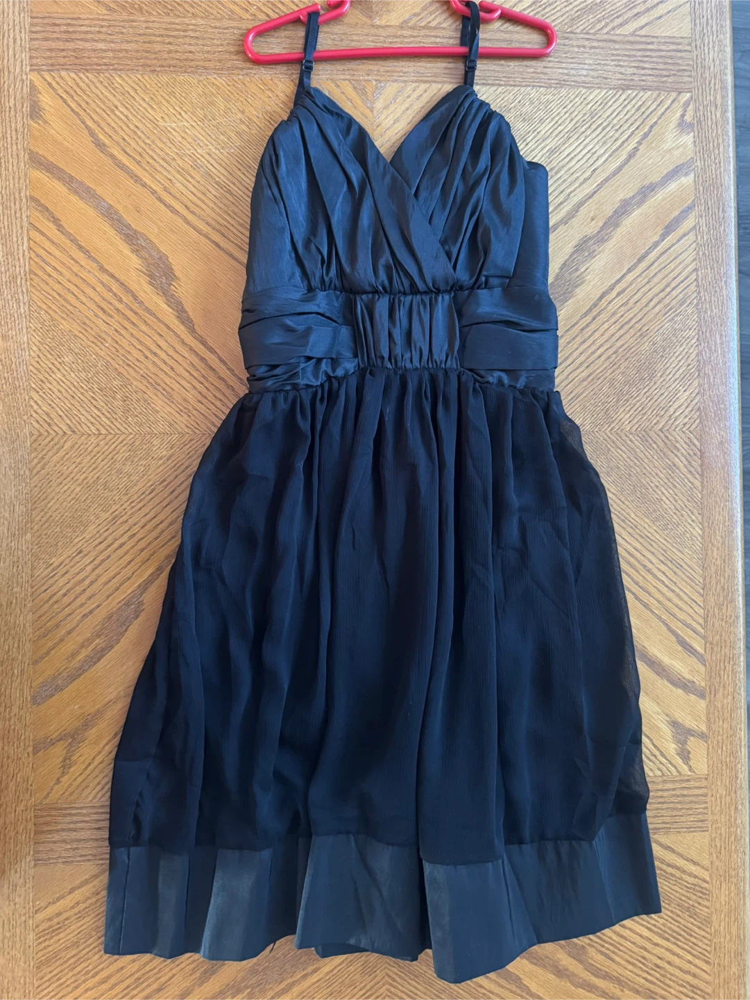Black Chiffon Party Dress