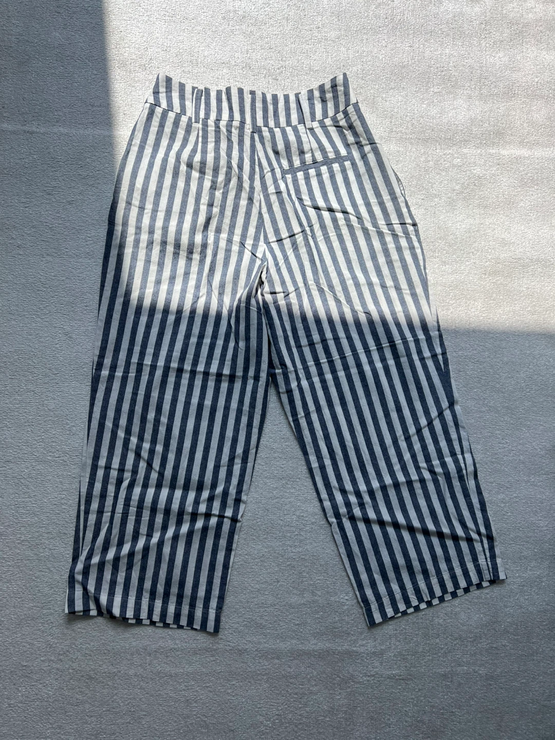 Zara Basic Striped Cropped Pants Size M - photo 4