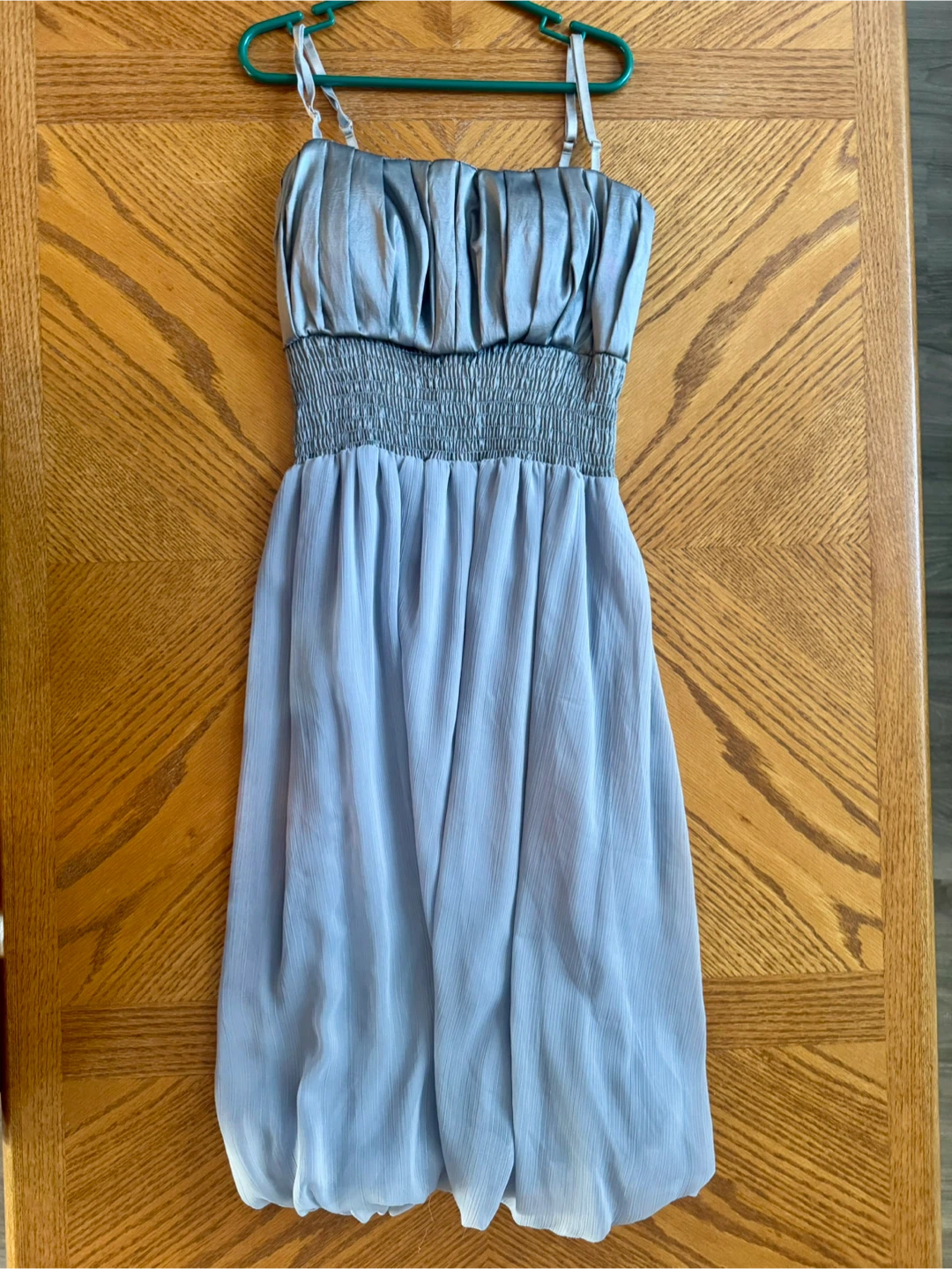 Silver-grey Chiffon Party Dress