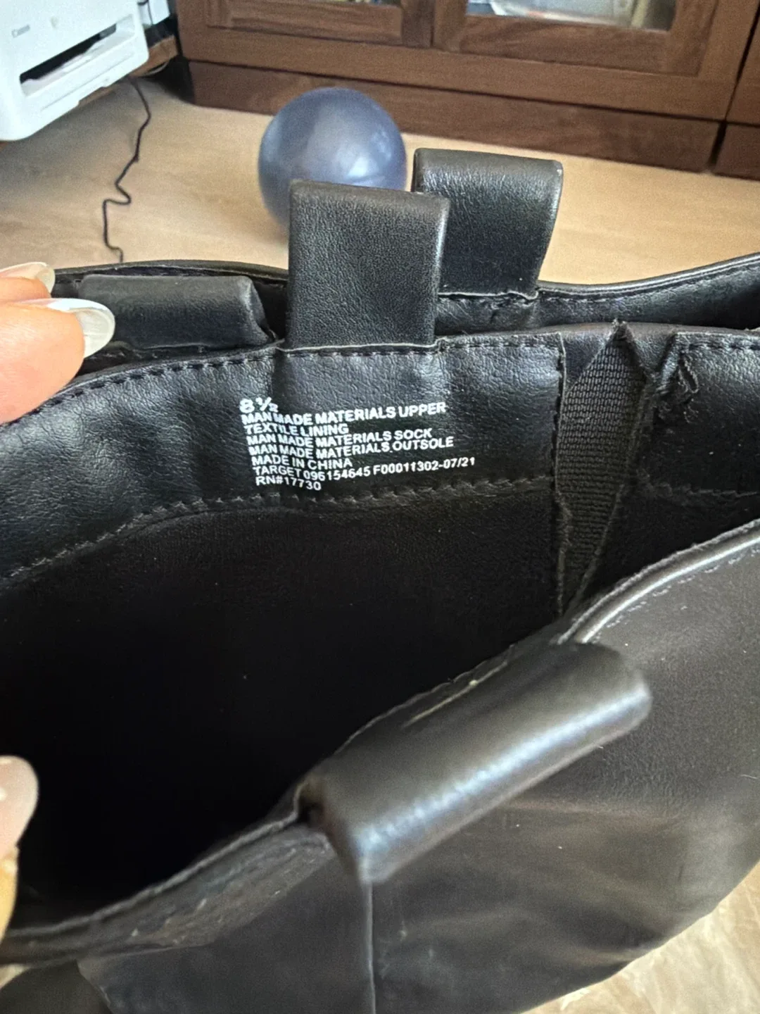 Black Knee-High Boots Size 8.5 - photo 5