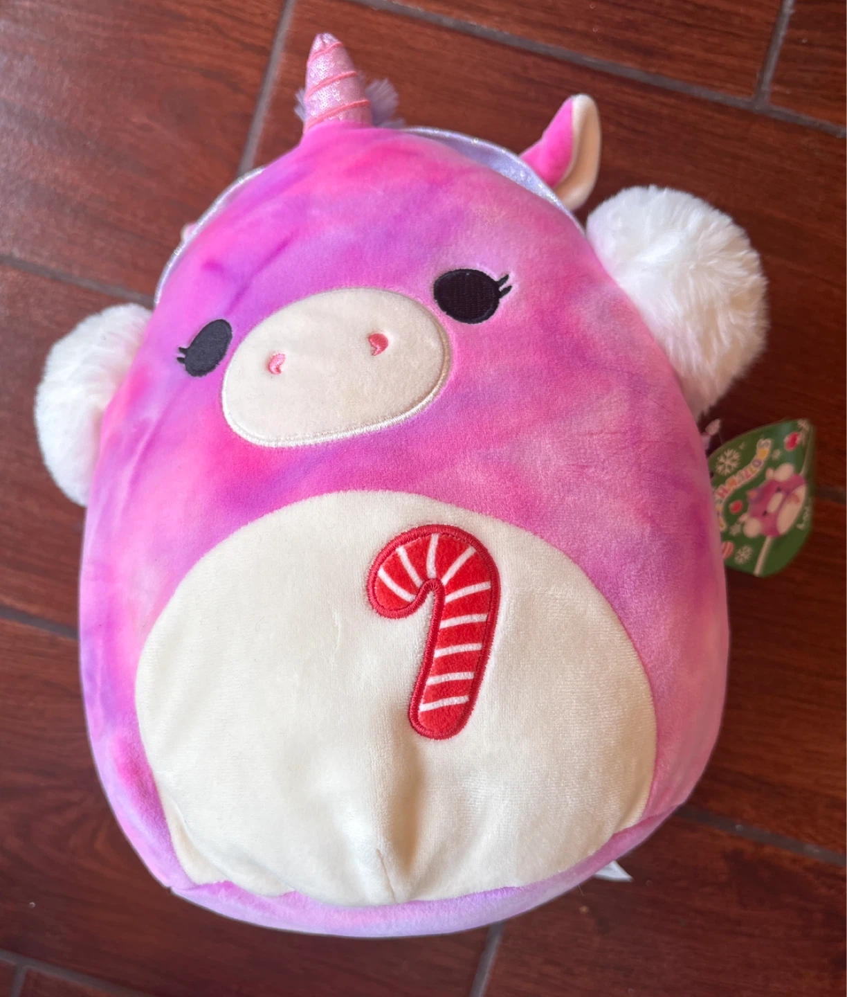 Squishmallows Pink Tie-Dye Unicorn Plush Toy