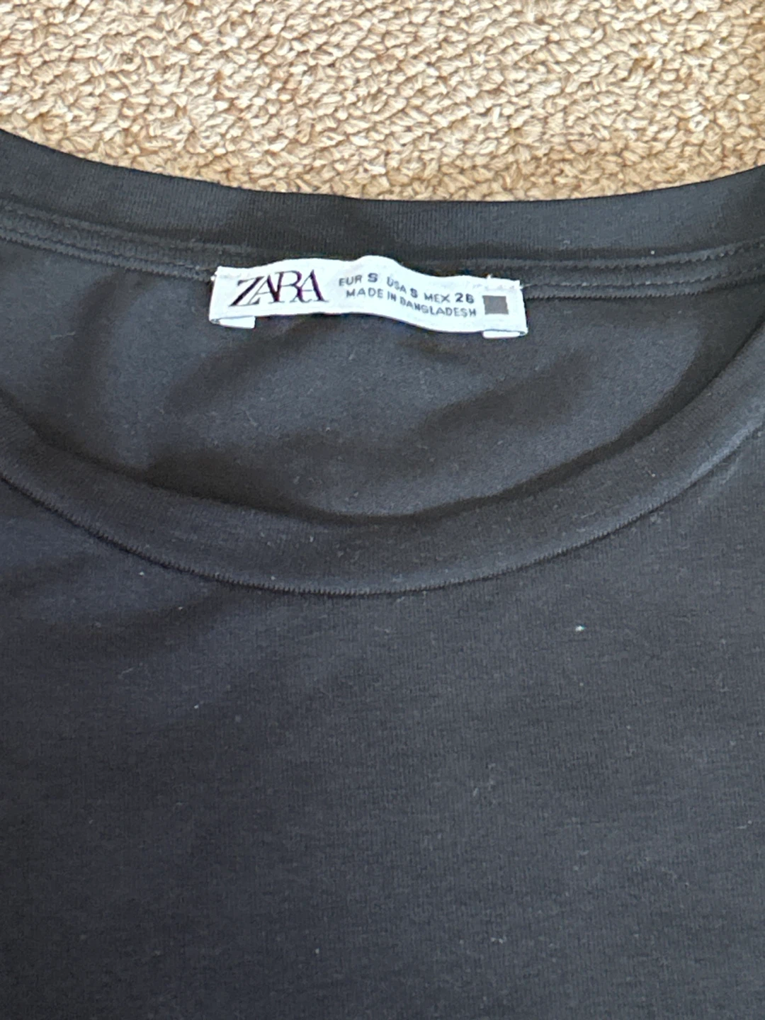 Zara Black T-Shirt - photo 2