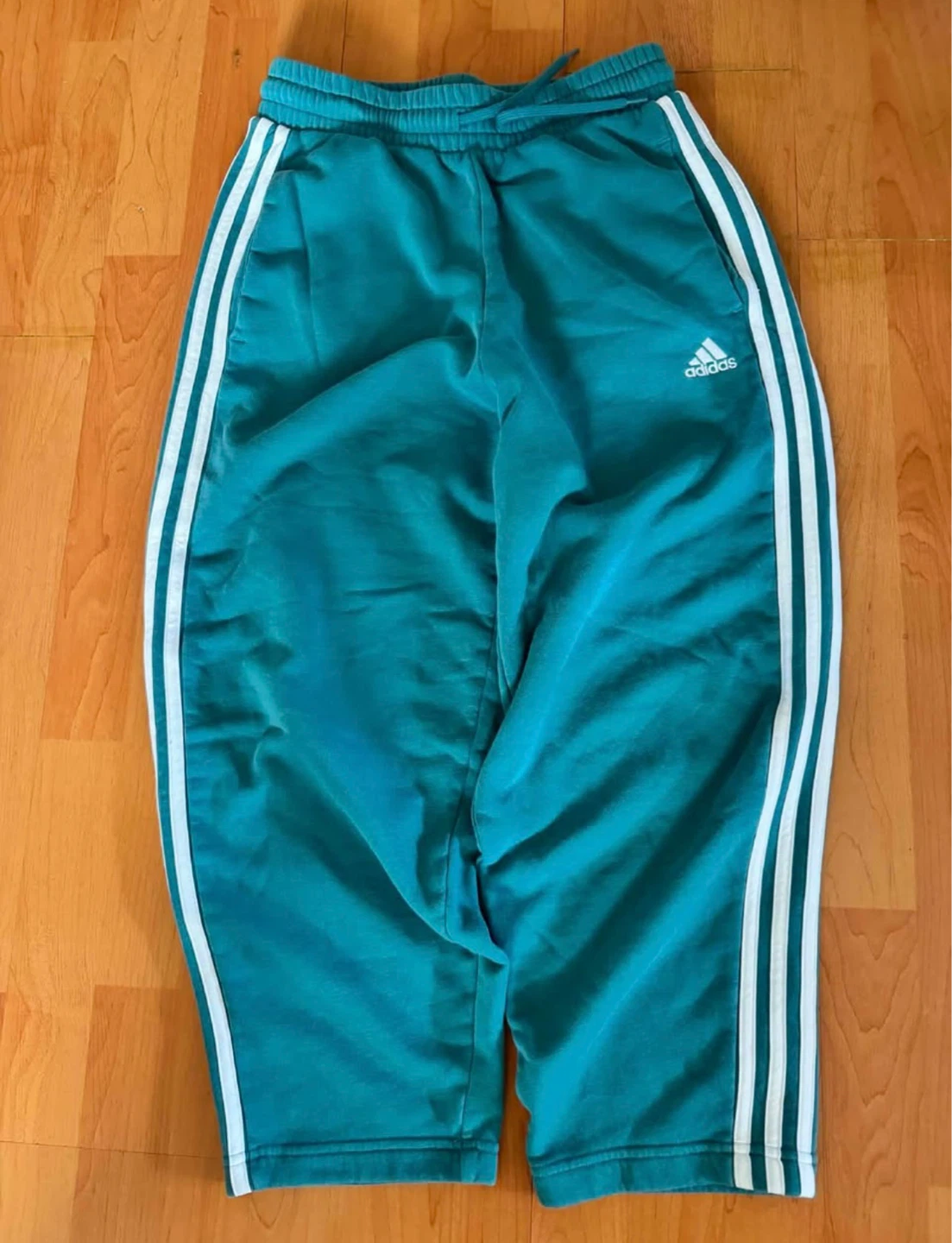 Adidas Track Pants Teal Size S