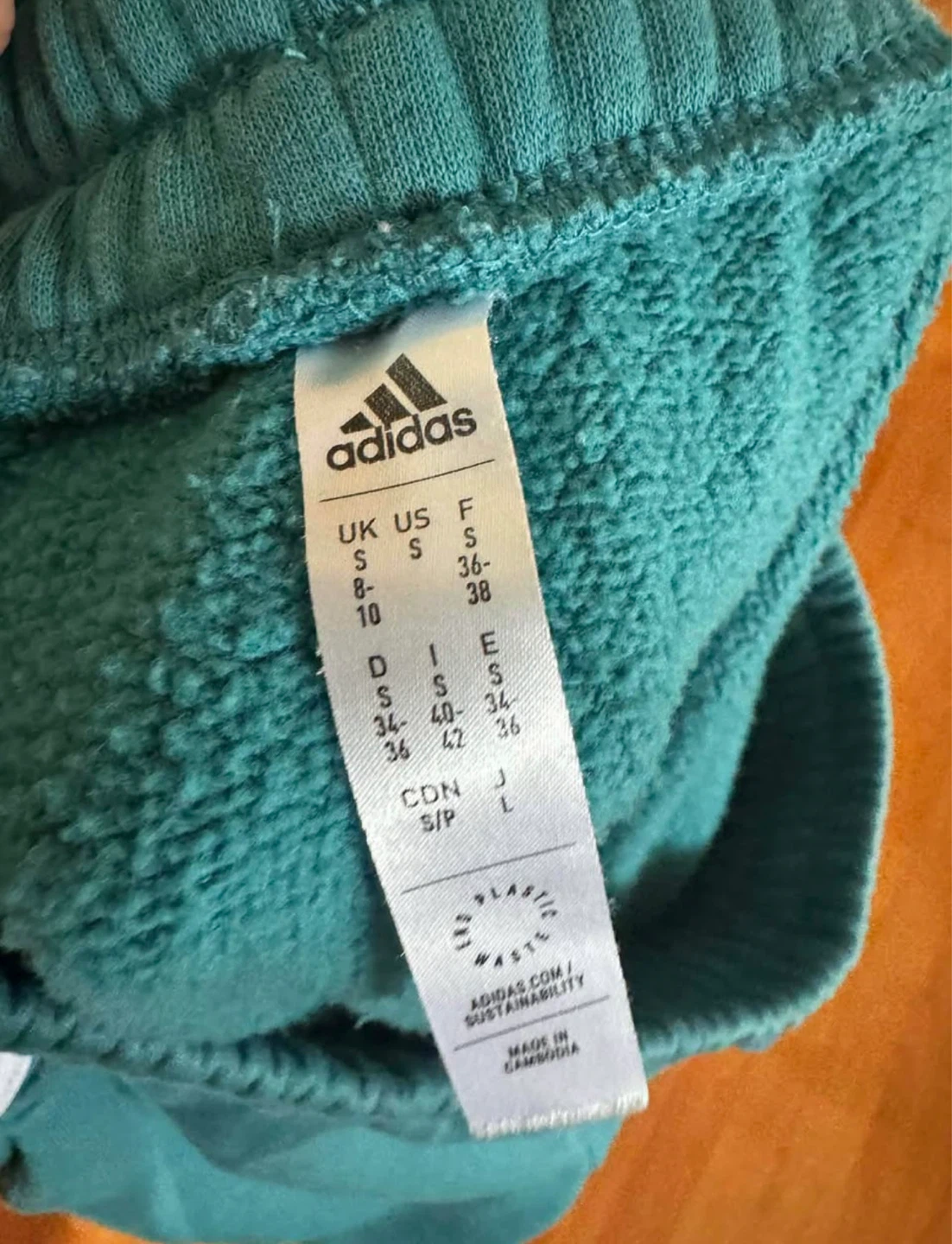 Adidas Track Pants Teal Size S - photo 2