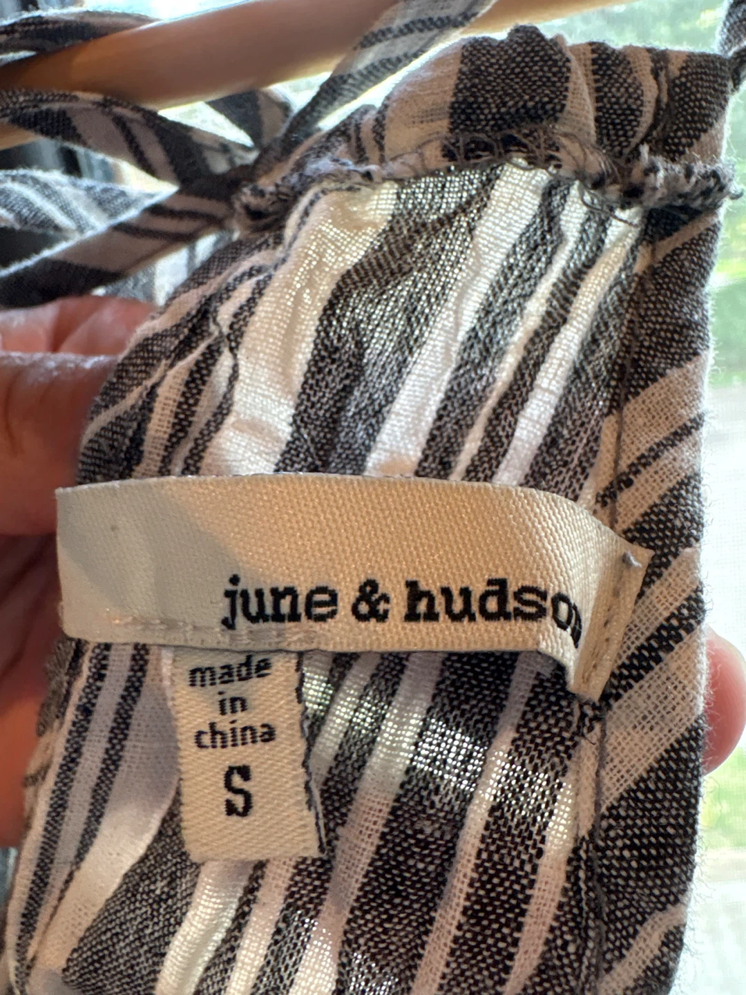 June & Hudson Striped Jumpsuit Size S - photo 4