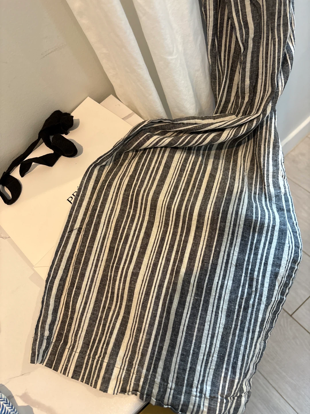 June & Hudson Striped Jumpsuit Size S - photo 3