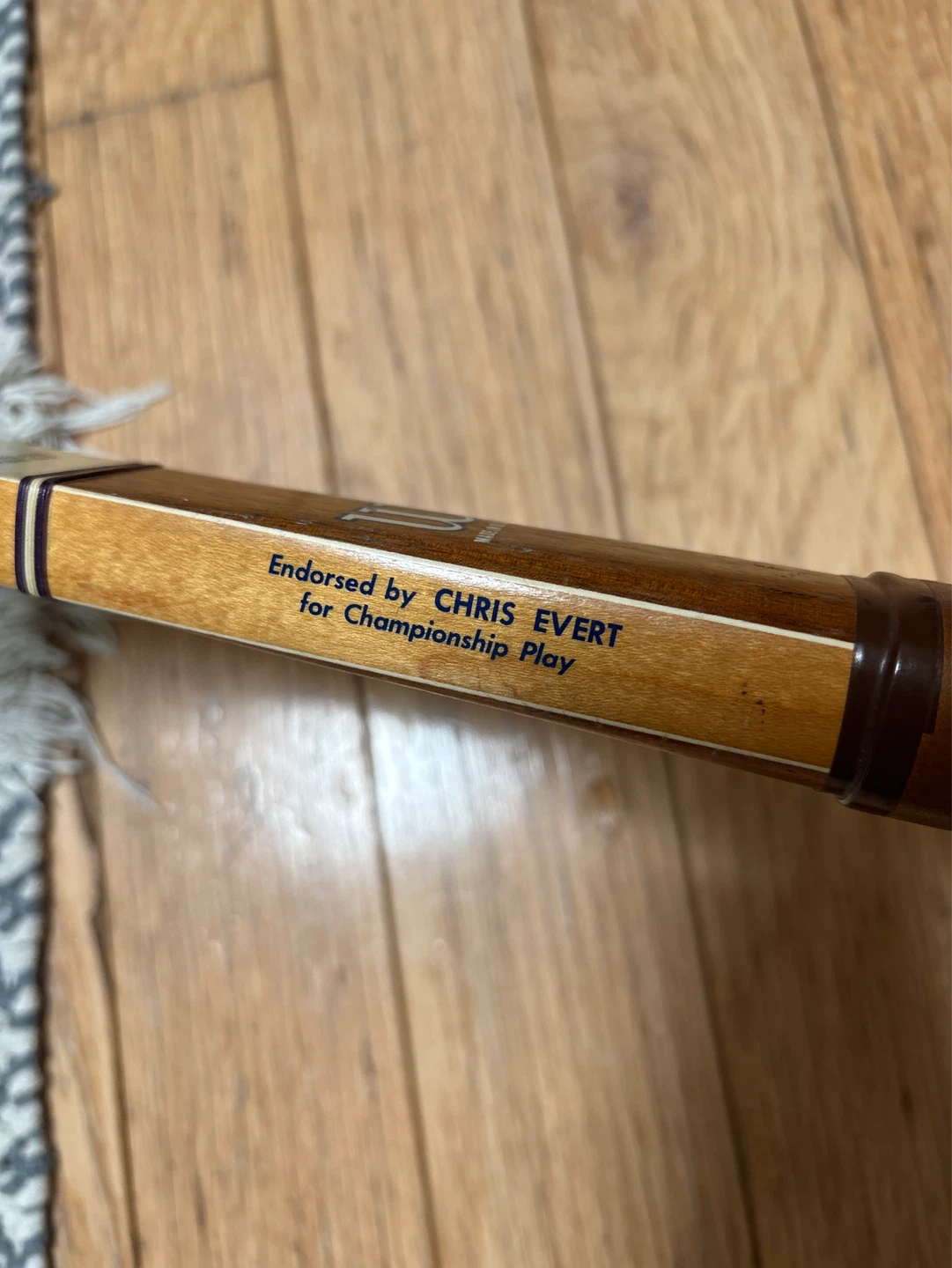 Wilson Chris Evert Autograph Tennis Racquet with Cover - photo 4