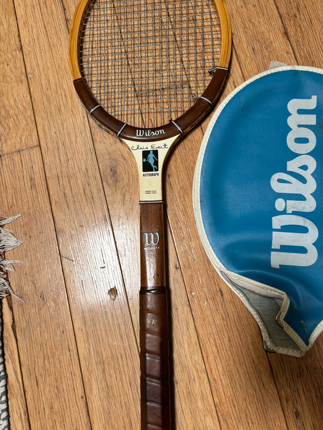 Wilson Chris Evert Autograph Tennis Racquet with Cover - photo 3