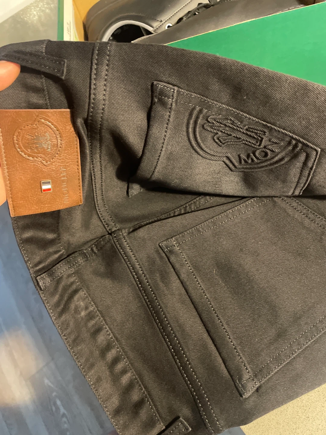 Moncler Dark Grey Denim Jeans