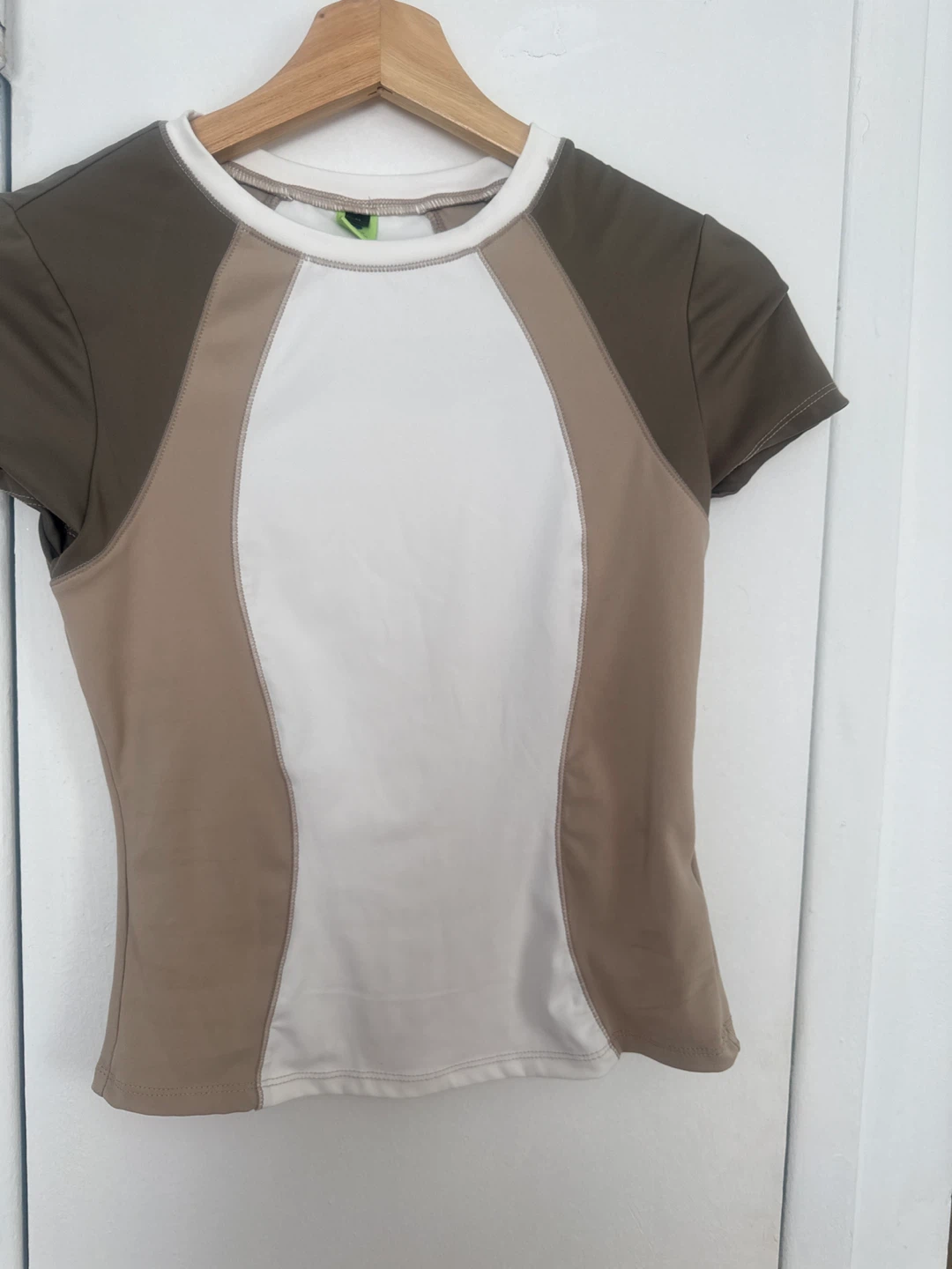 Short Sleeve Colour Block Top