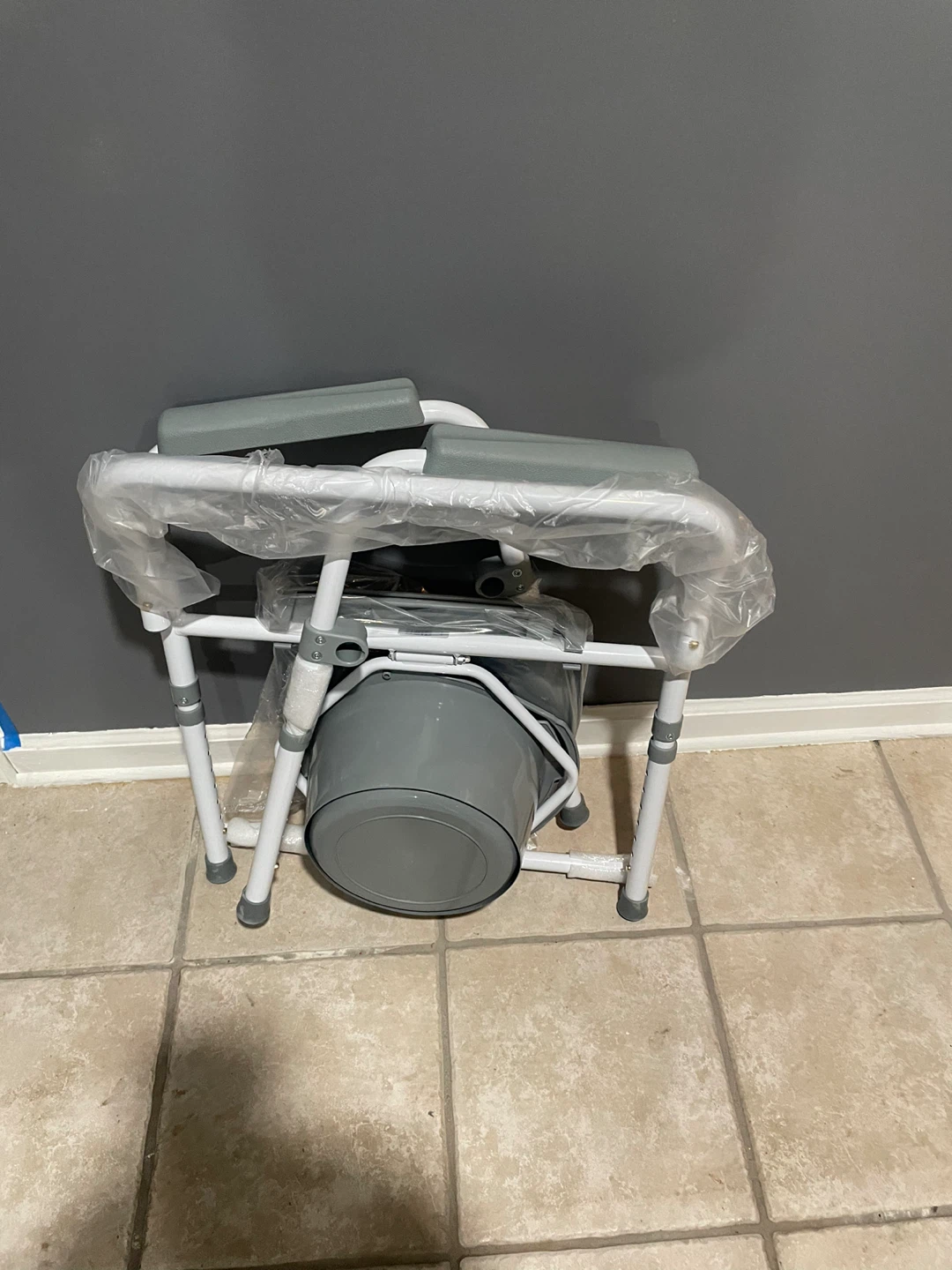 Medline Folding Commode Chair