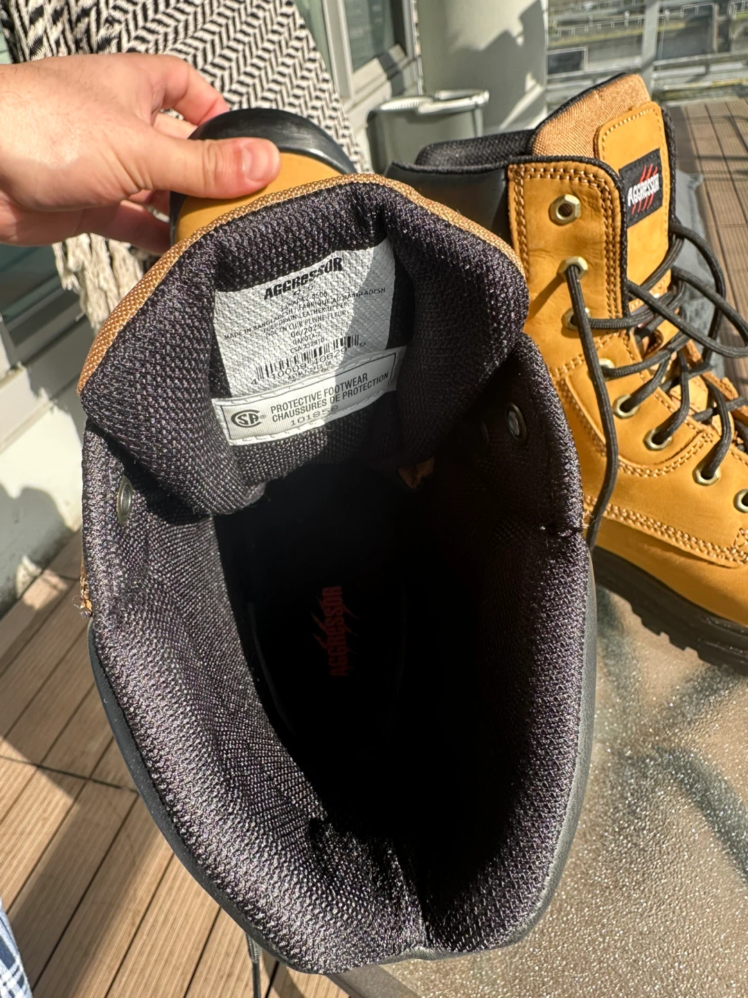 Safety shoe (Mining 8”) Aggressor-Air Work Boots - Size 11 - photo 4
