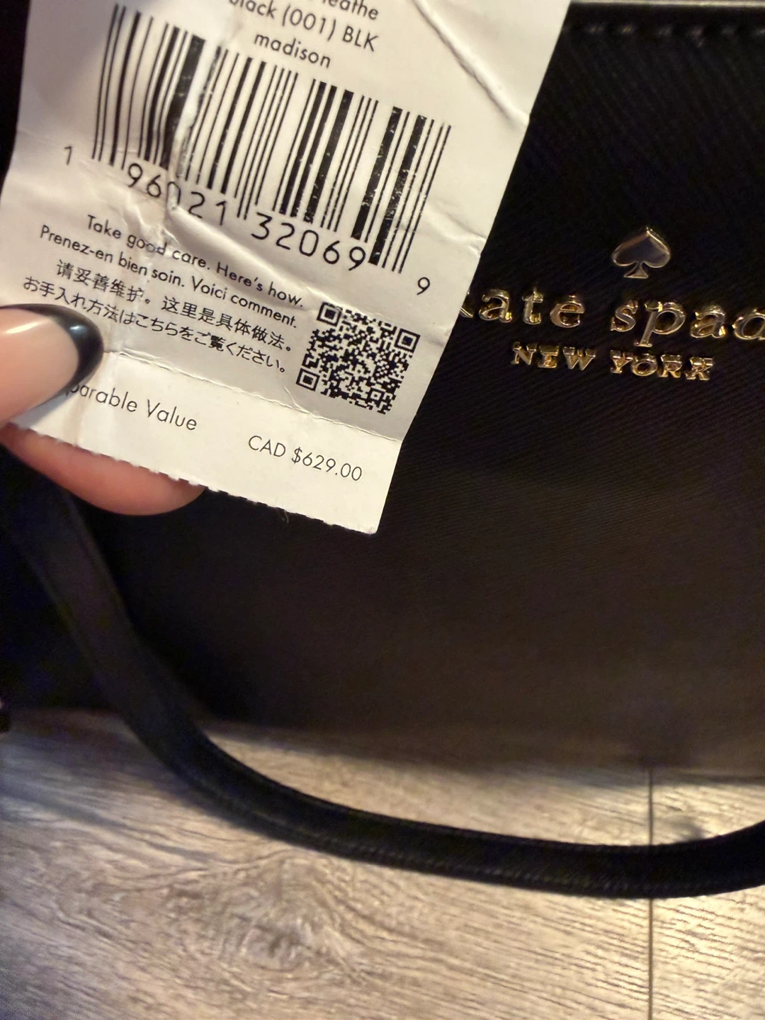 Kate Spade Black Tote Bag - photo 2