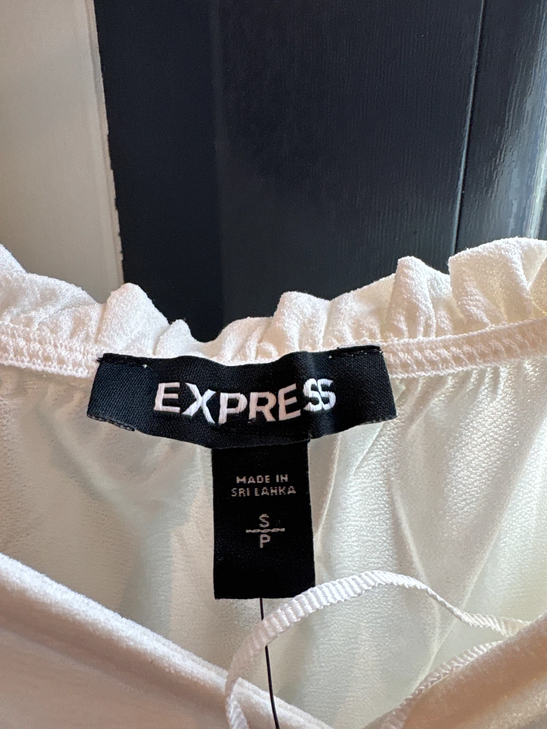 Express White Spaghetti Strap Bodysuit - Size S - photo 3