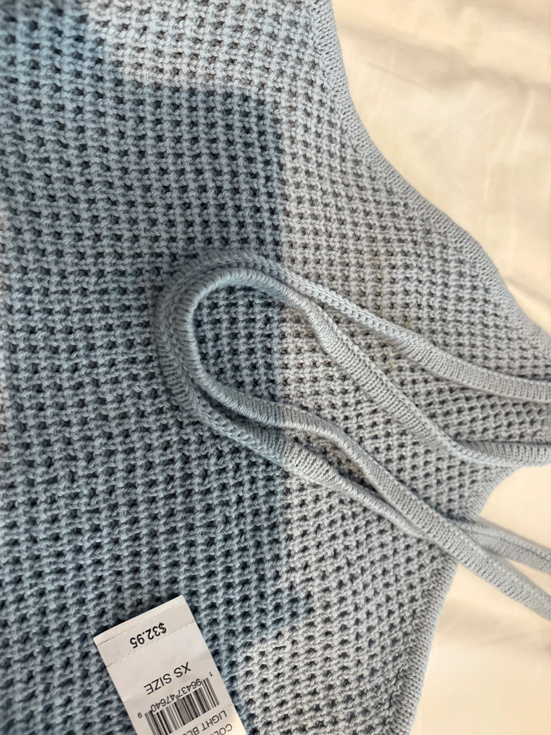L.A. Hearts Light Blue Knit Crop Top XS - photo 2