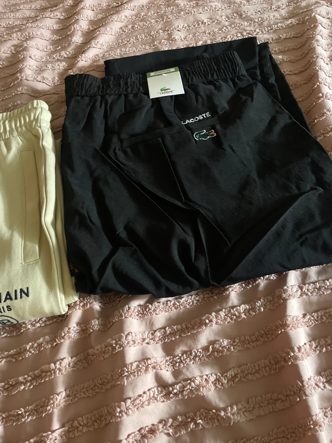 Lacoste Black Track Pants