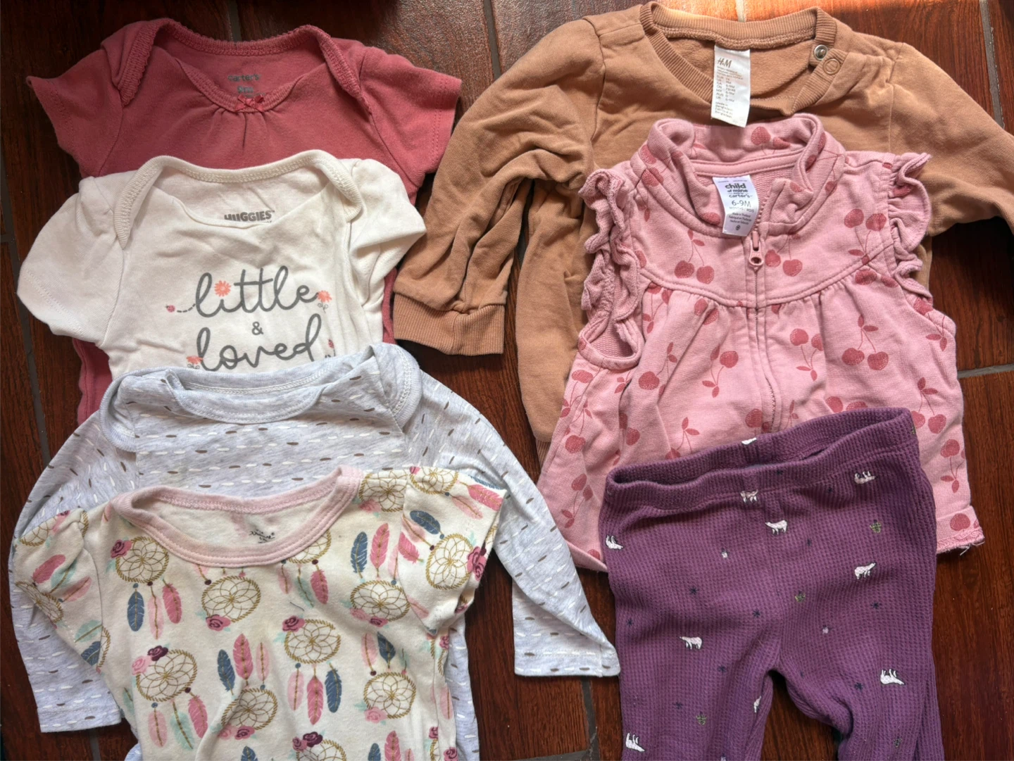Baby Girl Clothing Bundle (Size 6-9M) - H&M, Carter’s & More