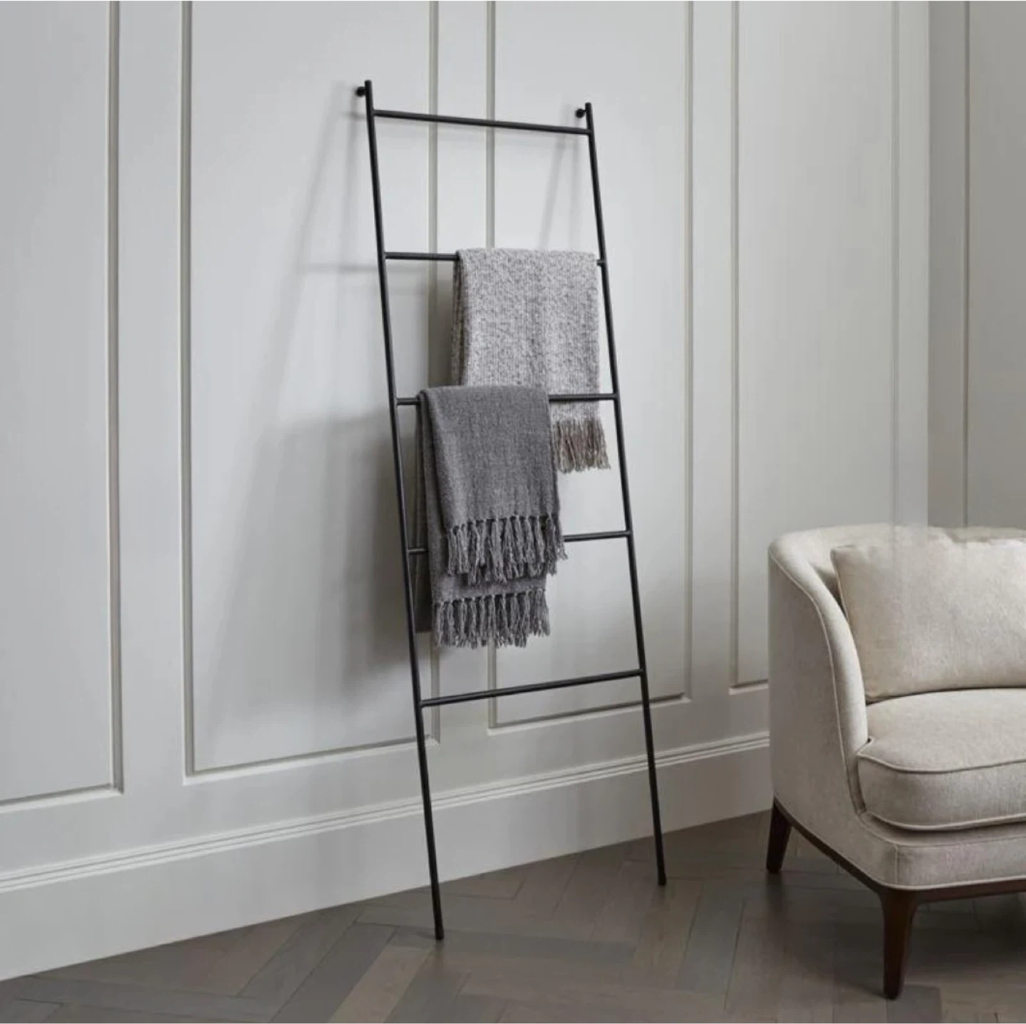 Crate & Barrel Jackson Towel Ladder - photo 5